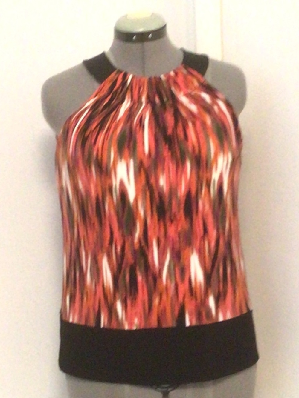 Calvin Klein High Neck Open Shoulders Top